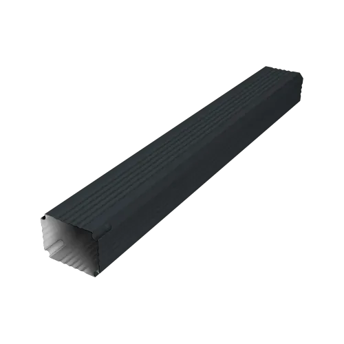 Труба гофрированная Vortex Lite Matt 76х102х1000мм RAL 7016 антрацитово-серый