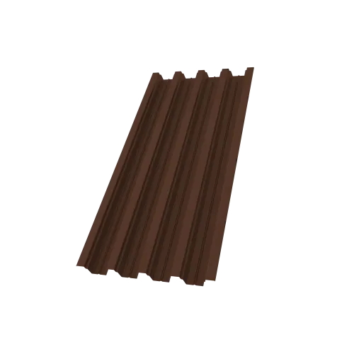 Профнастил Н75R 0,7 PE-Double RAL 8017 шоколад