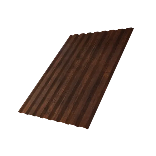 Профнастил С20A 0,4 Print Premium Cherry Wood Dark FTC