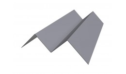 Угол внутренний фибросайдинга Slim 0,5 Satin с пленкой RAL 7004 сигнальный серый (2м)