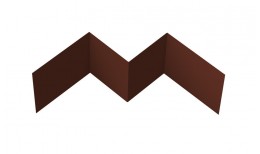 Угол внутренний фибросайдинга 0,5 Satin Matt RAL 8017 шоколад (2м)