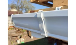 Воронка водосборная прямоугольная Vortex 127мм RAL 9003