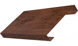 Ламель лицевая 125 жалюзи Texas 0,45 Print Premium с пленкой Cherry Wood Fresh TwinColor