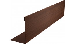 Нащельник 150 Texas 25х35 0,45 Print Elite с пленкой Choco Wood TwinColor (L1,8)