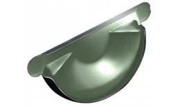 Заглушка торцевая универсальная Optima 150мм RAL 7024