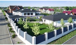 Нащельник (для калиток и ворот) 25х35 жалюзи Milan, Tokyo, Palermo 0,45 PE-Double с пленкой RAL 7024 мокрый асфальт (L2,5)