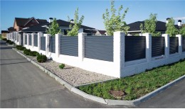 Нащельник (для калиток и ворот) 25х35 жалюзи Milan, Tokyo, Palermo 0,45 PE-Double с пленкой RAL 7024 мокрый асфальт (L2,5)