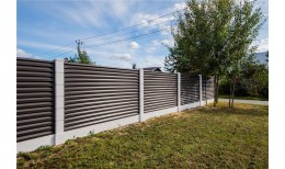 Нащельник (для калиток и ворот) 25х35 жалюзи Milan, Tokyo, Palermo 0,5 GreenCoat Pural BT, matt с пленкой RR 32 темно-коричневый (RAL 8019 серо-коричневый) (L2,5)