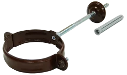 Хомут трубы 90 мм RAL 8017 шоколад