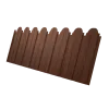 Профнастил C10B фигурный 0,45 Print Elite с пленкой Choco Wood TwinColor