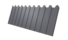 Профнастил С8A v02 фигурный Grand Line 0,4 PE RAL 7004 сигнальный серый