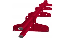 Снегозадержатель Стандарт Т4 d 40х20 RAL 3003 (3м)