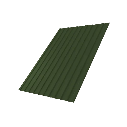Профнастил С8A v01 0,5 Satin Matt TX RAL 6020 хромовая зелень