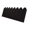 Профнастил C10A фигурный 0,5 Satin Matt RAL 9005 черный