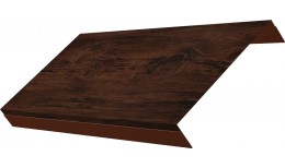 Ламель обратная 150 жалюзи Texas 0,45 Print Elite с пленкой Cherry Wood TwinColor