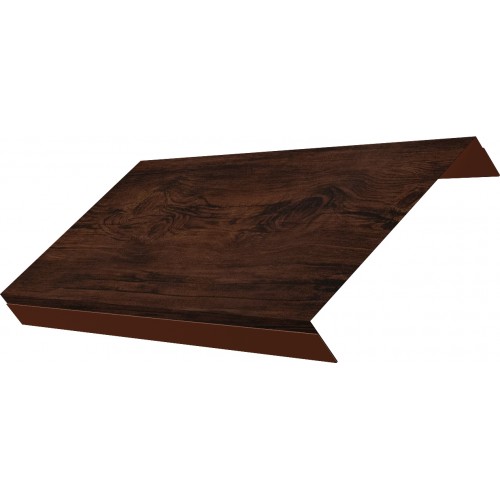 Ламель обратная 150 жалюзи Texas 0,45 Print Elite с пленкой Cherry Wood TwinColor