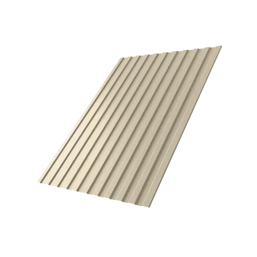 Профнастил С8A v02 Grand Line 0,45 Print Elite с пленкой Milky Wood TwinColor