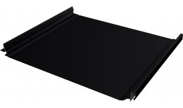 Кликфальц Pro Grand Line 0,45 Drap TX с пленкой на замках RAL 9005 черный