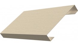 Ламель лицевая 125 жалюзи Texas 0,45 Print Elite с пленкой Milky Wood TwinColor