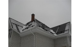 Хомут трубы на кирпич 90 мм RAL9003 сигнальный белый