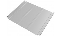Кликфальц Double Pro Line Grand Line 0,45 Drap ТХ с пленкой на замках RAL 7047 телегрей 4