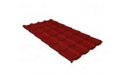 Профиль волновой камея 0,45 PE RAL 3011 коричнево-красный