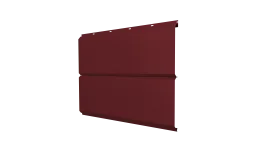 Софит ЭкоБрус new c перфорацией 0,5 Satin RAL 3005 красное вино