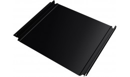 Кликфальц Double Pro Grand Line 0,5 Velur с пленкой на замках RAL 9005 черный