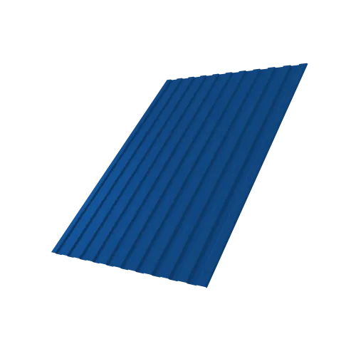 Профнастил С8A v03 0,5 Satin RAL 5005 сигнальный синий