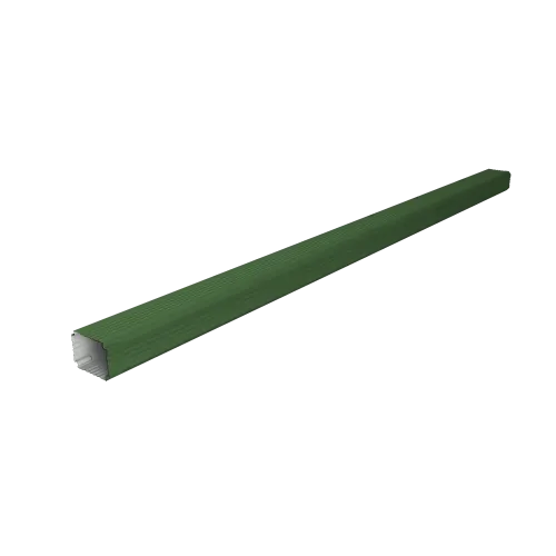 Труба гофрированная Vortex в2 76х102х3000мм RAL 6002 лиственно-зеленый