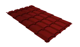 Профиль волновой Верховье квадро профи Grand Line 0,45 PE RAL 3011 коричнево-красный