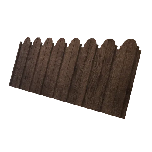 Профнастил C10B фигурный 0,45 Print-Double Elite Antique Wood