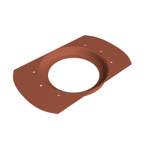 Приемник воды круглый Vortex Проект 146мм RAL 8004 терракота