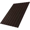 Профнастил С10B Grand Line 0,45 ПЭ матовый RAL 8017 шоколад