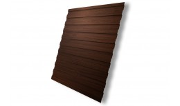 Профнастил Ильский, Краснодар C8A 0,45 Print Elite Choco Wood TwinColor