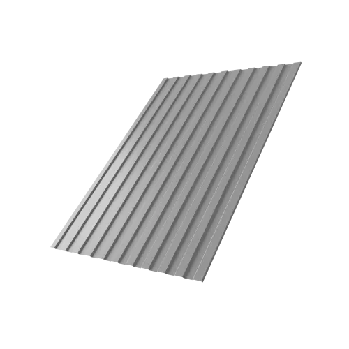 Профнастил С8A v02 Grand Line 0,45 Drap TX с пленкой RAL 7047 телегрей 4