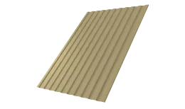 Профнастил С8A v02 Grand Line 0,45 PE с пленкой RAL 1014 слоновая кость