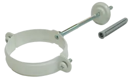 Хомут трубы 90 мм RAL 9003 сигнальный белый