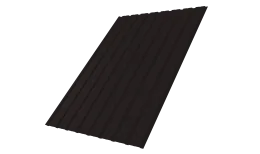 Профнастил С10B 0,4 PE-Matt-Double RAL 9005 черный