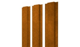 Штакетник Прямоугольный с прямым резом 0,45 Print-Double Elite Golden Wood