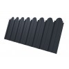 Профнастил C10A фигурный 0,5 Satin Matt TX RAL 7024 мокрый асфальт