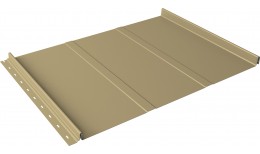 Кликфальц Line Grand Line 0,45 PE с пленкой на замках RAL 1014 слоновая кость