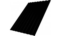 Профнастил С20A Grand Line 0,5 Satin Matt TX с пленкой RAL 9005 черный