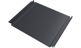 Кликфальц Double Pro Grand Line 0,5 PurPro матовый с пленкой на замках RAL 7024 мокрый асфальт
