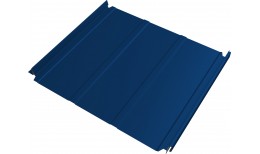 Кликфальц Double Pro Line Grand Line 0,45 ПЭ с пленкой на замках RAL 5005 сигнальный синий