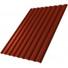 Профнастил С20A Grand Line 0,5 Satin с пленкой RAL 8004 терракота