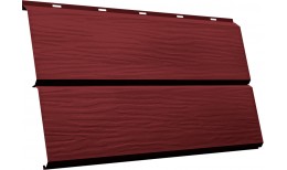 ЭкоБрус 3D 0,345 Grand Line 0,45 PE с пленкой RAL 3011 коричнево-красный