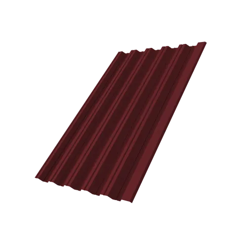 Профнастил НС35R 0,5 PE RAL 3005 красное вино