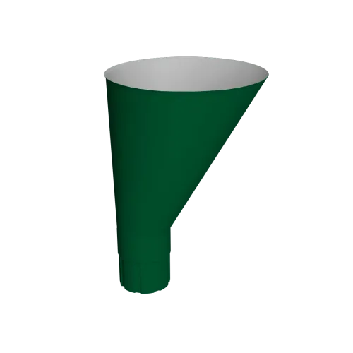 Воронка водосборная круглая Ø90 Vortex Микс матовый RAL 6005 зеленый мох