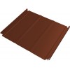 Кликфальц Double Pro Line Grand Line 0,45 ПЭ с пленкой на замках RAL 8004 терракота
